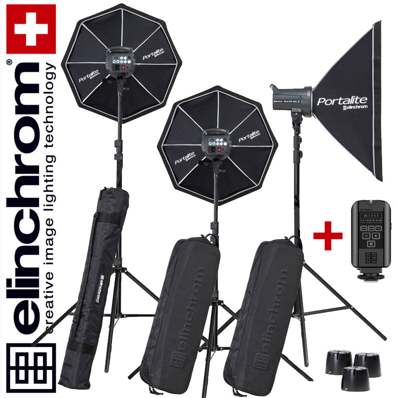 Elinchrom D-LITE RX 4/4/4 MASTER STUDIO SET