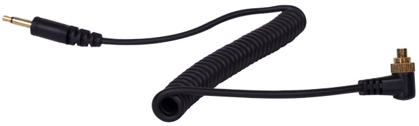 Rotolight Spiral-Synchrokabel 3,5mm Klinkenstecker / PC-Stecker (verschraubbar)
