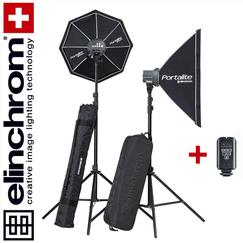 Elinchrom D-LITE RX ONE/ONE Softbox To Go Set (100/100Ws)