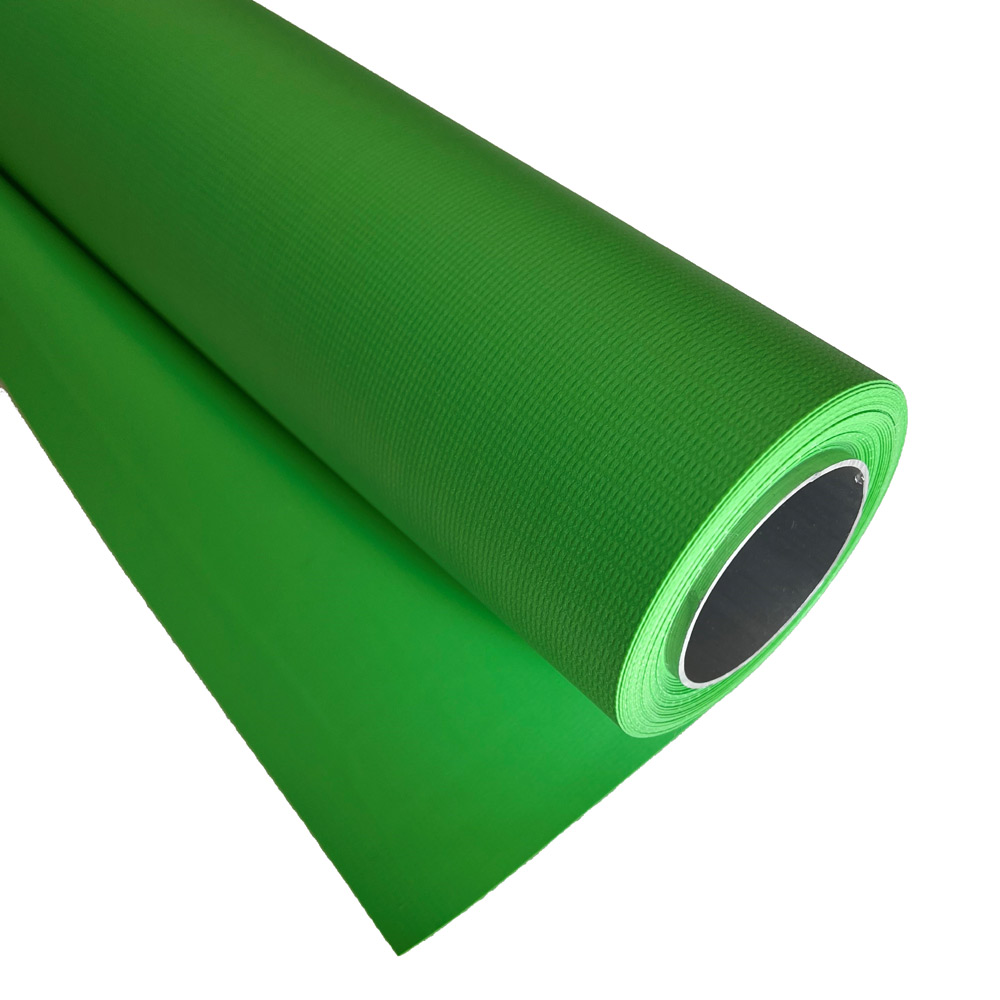 Vinyl Hintergrund Greenbox grün 2,75 x 6,09m auf Alu-Kern