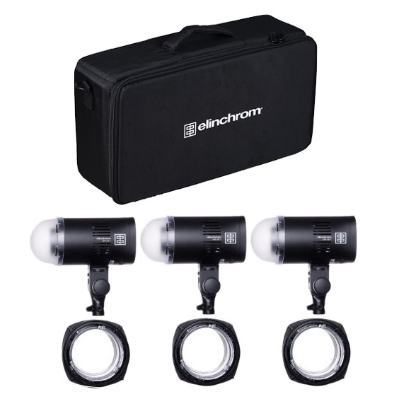 Elinchrom LED 100 C LED Light 3er Kit