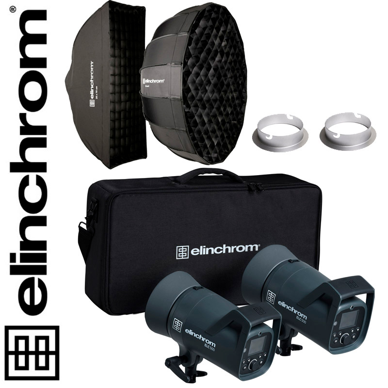 Elinchrom ELC 500/500 TTL Dual Portrait Set