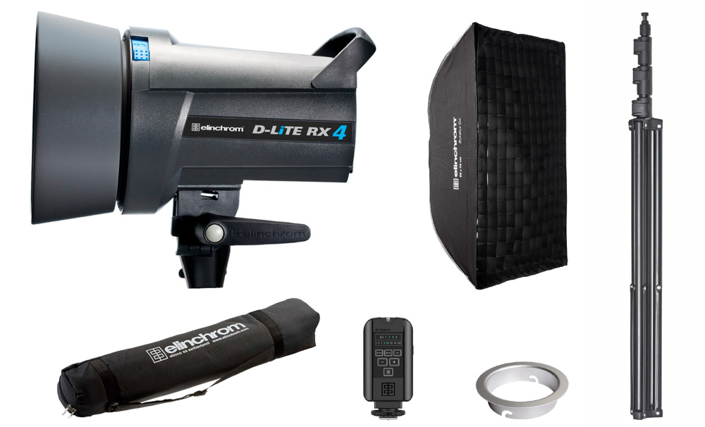 Elinchrom D-Lite 4 RX (400 Ws) FIRST STUDIO KIT