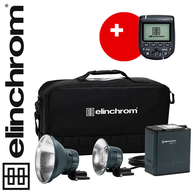 Elinchrom ELB 500 TTL - DUAL To Go Set + Skyport Sender PRO für Sony