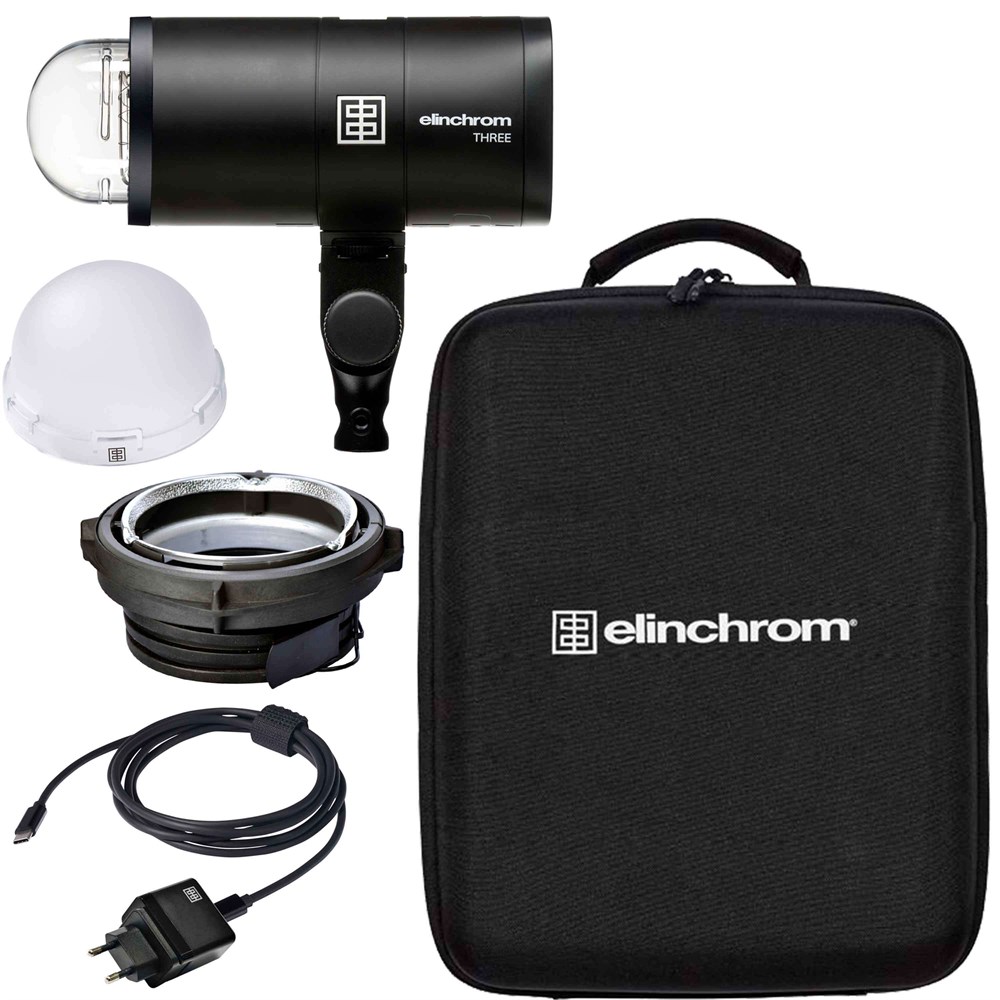 Elinchrom THREE Akku-Kompaktblitz Kit Elinchrom THREE Akku-Kompaktblitz Kit