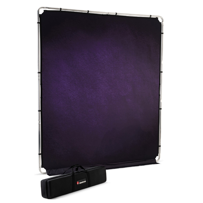 Manfrotto EzyFrame Vintage Background 2 x 2,3m, Aubergine