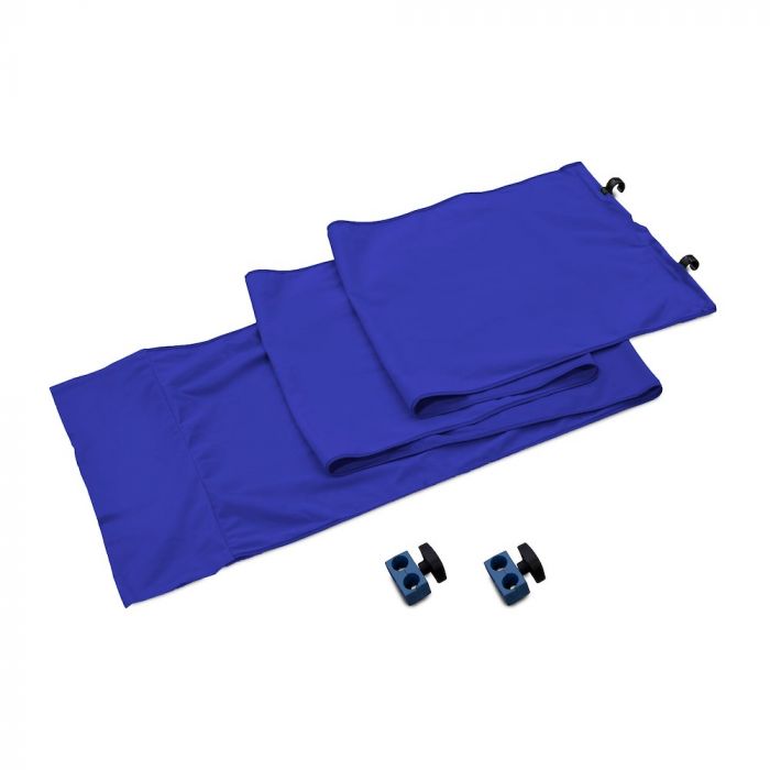 Lastolite Verbindungskit für 2 Panorama Hintergrundsysteme, Bluebox blau