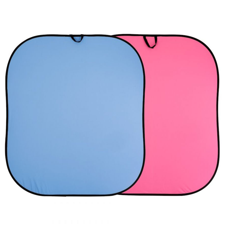 Lastolite Falthintergrund blau / pink 1,8 x 2,15m