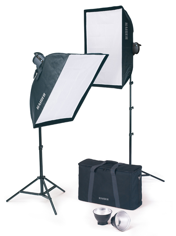 KAISER Halogen-Studioleuchtenset STUDIOLIGHT 1010, 2x 1000W