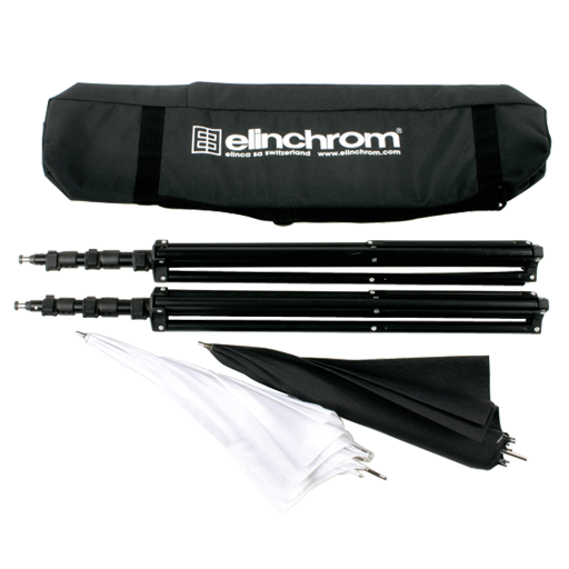 Elinchrom Duo Schirm-Stativset