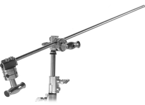 C-Stand 115-245cm, inkl. Boom-Arm 100cm mit 2 Neigegelenken