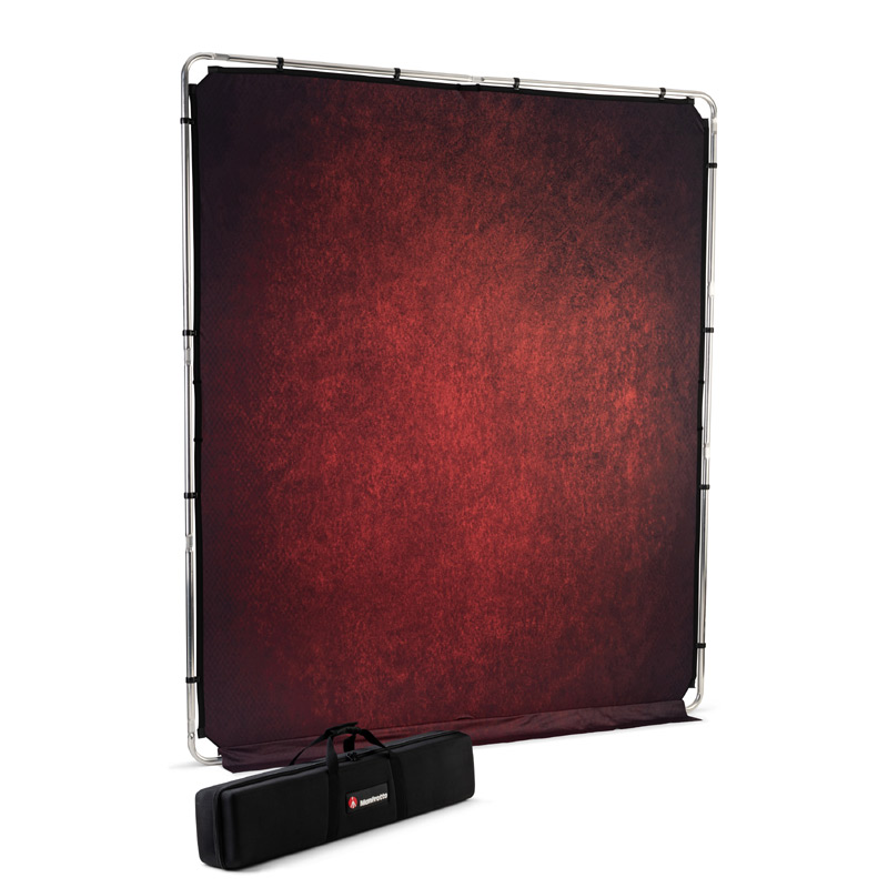 Manfrotto EzyFrame Vintage Background 2 x 2,3m, Crimson