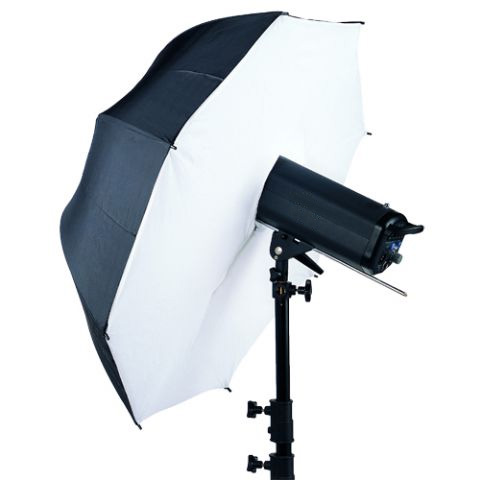 Schirm-Softbox 85cm (Blitzgerät und Stativ nicht im Lieferumfang)