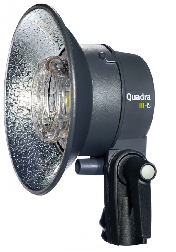 Elinchrom Quadra HS Lampenkopf -- speziell für die Hi-Sync Fotografie -- mit LED Einstelllicht