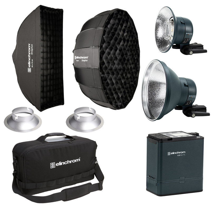 Elinchrom ELB 500 TTL - DUAL Portrait Set, 500 Ws