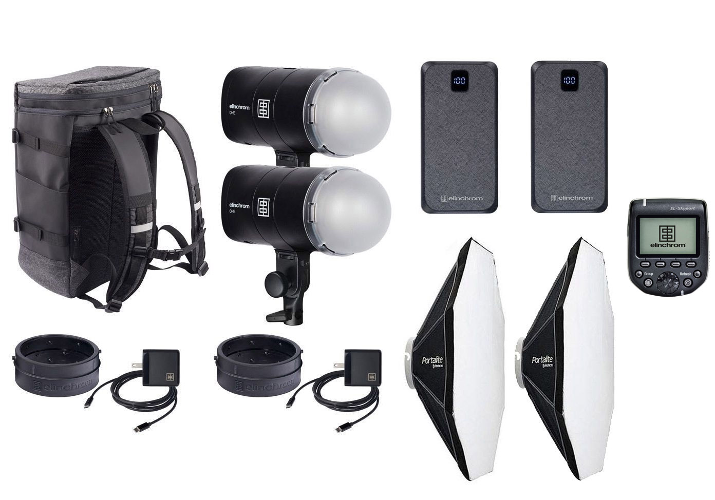 Elinchrom ONE DUAL Kit - PROMO 2 mit Skyport PRO Sender Elinchrom ONE DUAL Kit - PROMO 2 mit Skyport PRO Sender