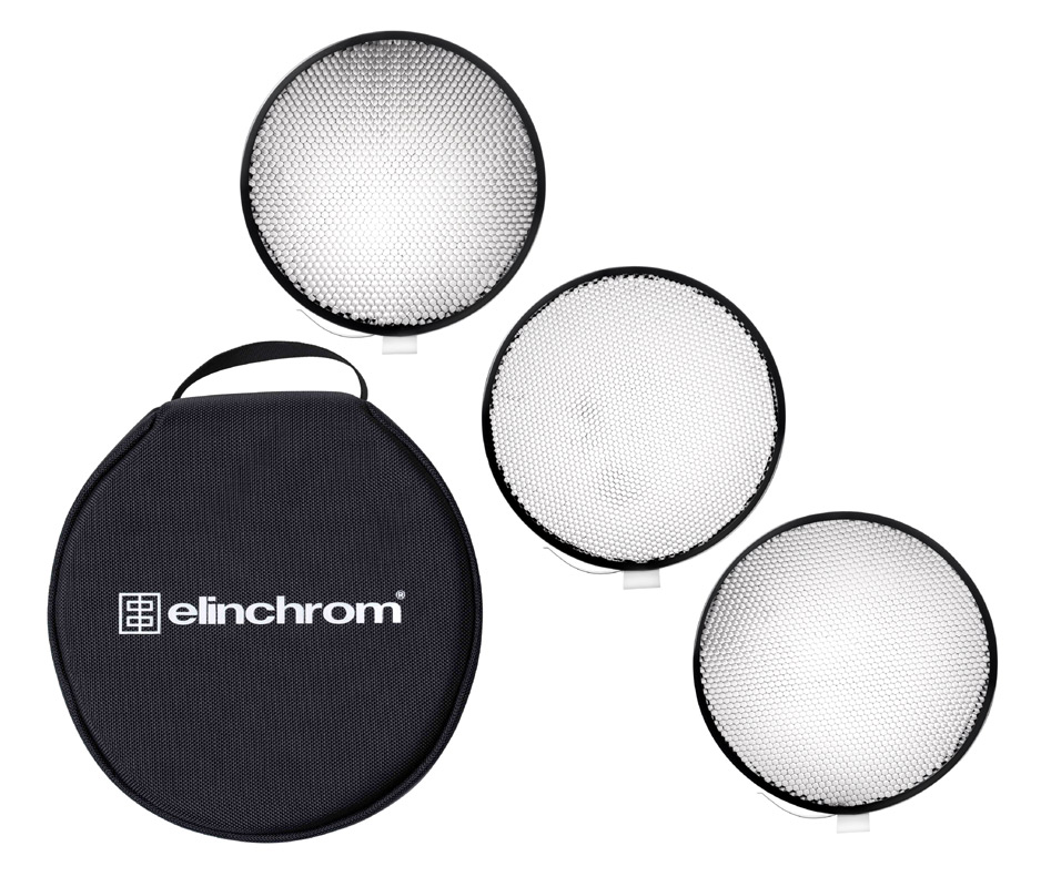 Elinchrom ø 21cm Wabengitter-Set (30°, 20°, 12°)