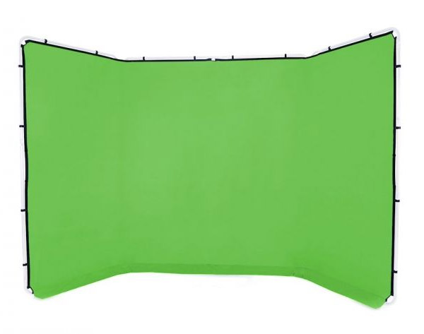 Lastolite knitterfreie Bespannung Greenbox grün für Panorama Hintergrundsystem 4 x 2,3m