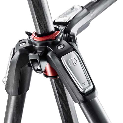 Manfrotto MT055XPRO3 Stativ (3 Segmente) + MHXPRO-3W 3-Wege-Neiger