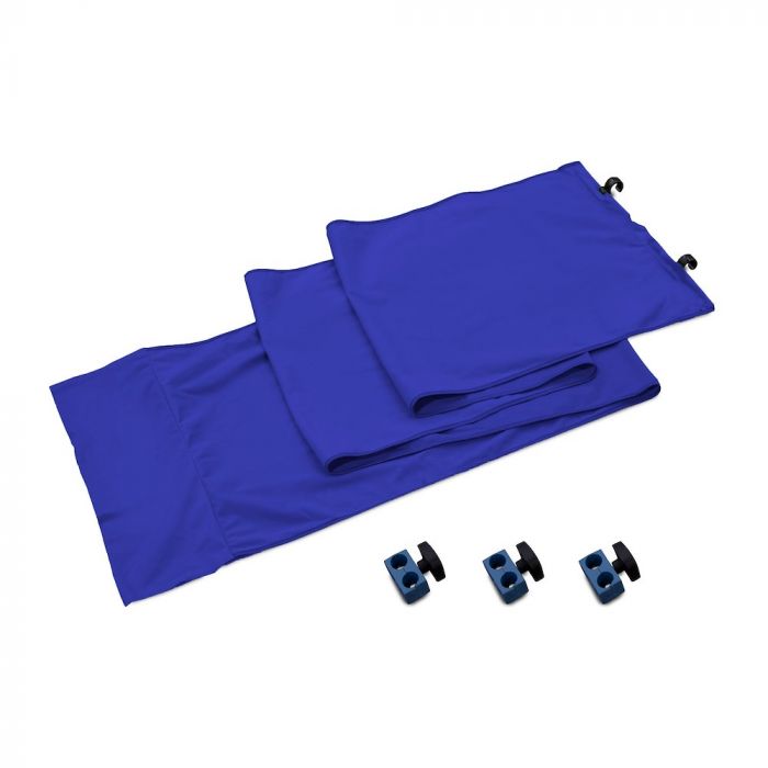 Lastolite Verbindungskit für 2 StudioLink Chroma Key Kits, Bluebox blau, 3m