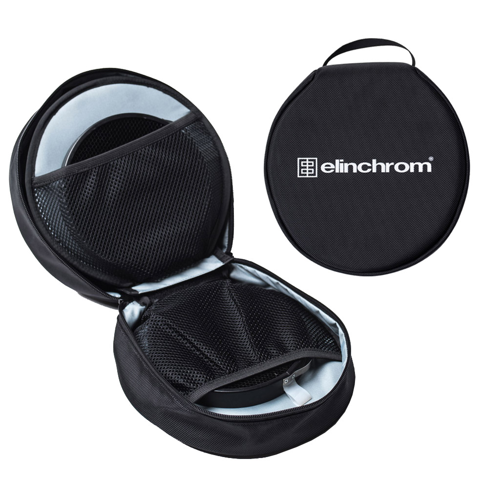 Elinchrom Tasche mit 4 Innenfächern für Wabengitter ø 18+21cm