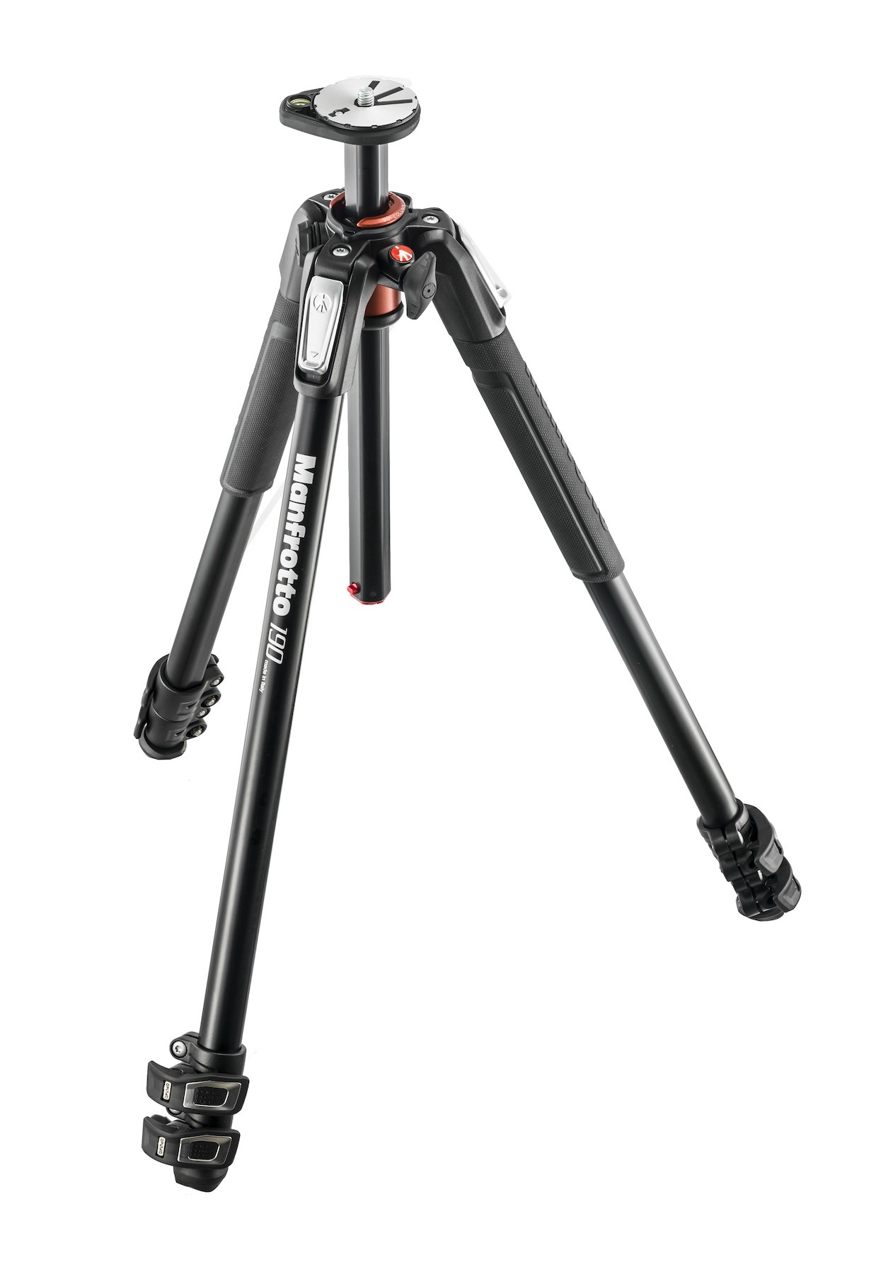 Manfrotto 190XPRO3 Stativ (3 Segmente) + MHXPRO-3W 3-Wege-Neiger