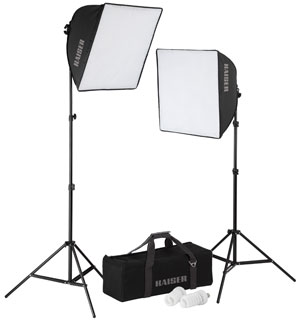 KAISER Tageslicht Beleuchtungs-Set studiolight E70 Kit