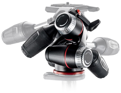 Manfrotto 190XPRO3 Stativ (3 Segmente) + MHXPRO-3W 3-Wege-Neiger