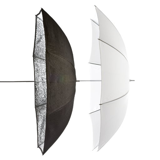 Elinchrom Studioschirm-Set transparent + silber 85cm