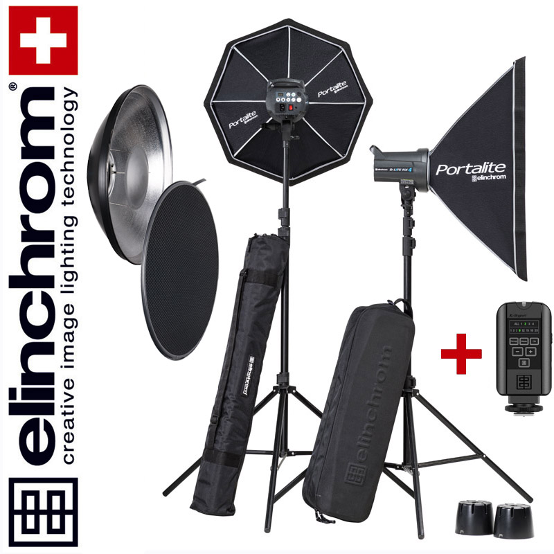 Elinchrom D-LITE RX 4/4 TO GO SET (400/400Ws) - BONUS-Set