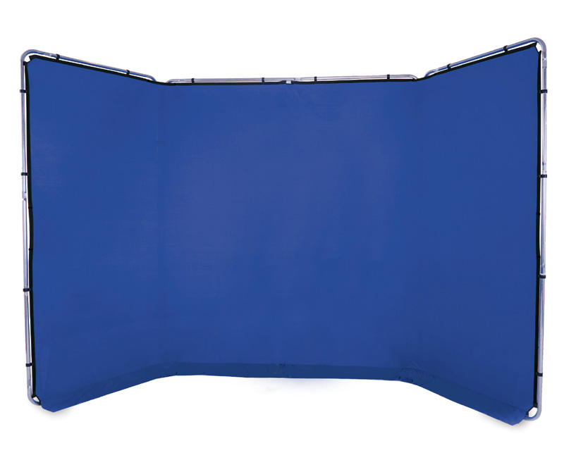 Lastolite Panorama Hintergrundsystem 4 x 2,3m, Bluebox blau, LL LB7943